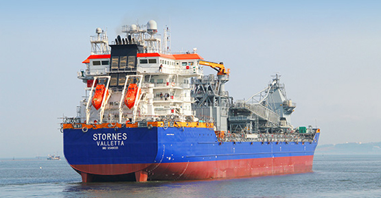 柔性管鋪石船 STORNES